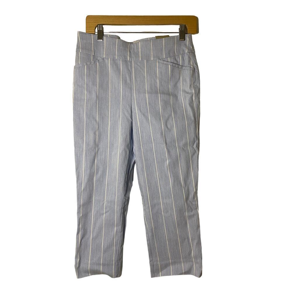 Chico's perfect stretch josie slim capri chambray size 0